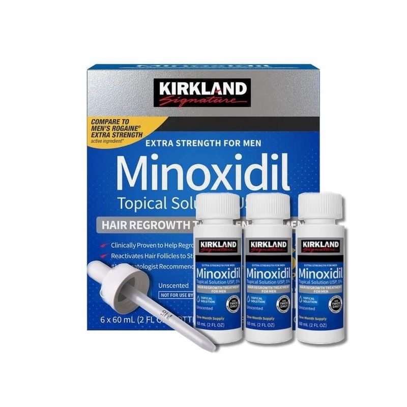 Minoxidil Kirkland Kit para 3 meses