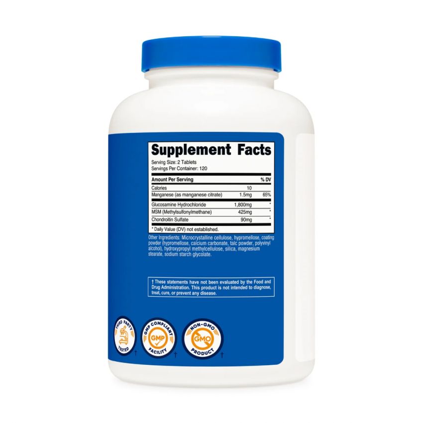 Glucosamina e Condroitina 240 tabs Nutricost