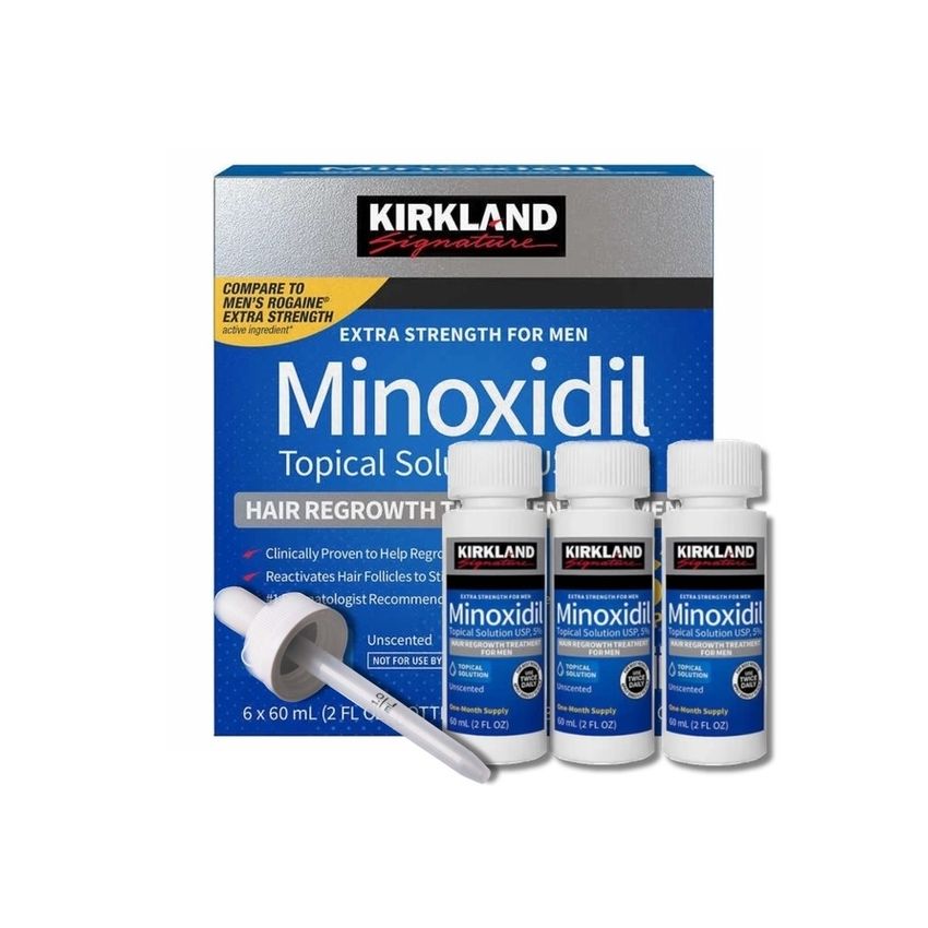 Minoxidil Kirkland Kit para 3 meses
